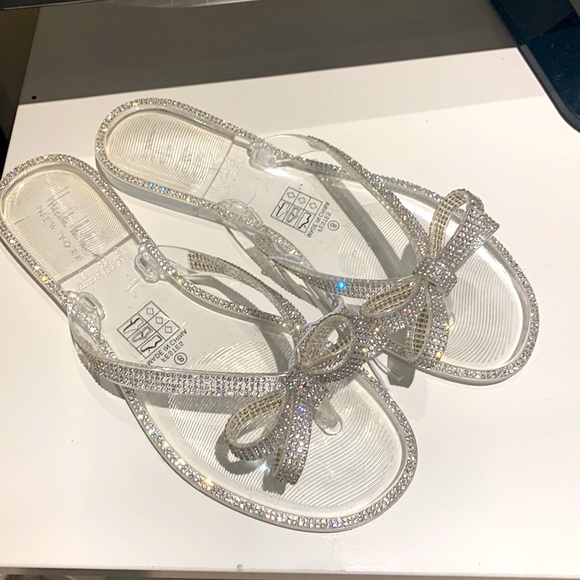 💎NEW Jewelled Diamanté Sandals - Picture 3 of 9